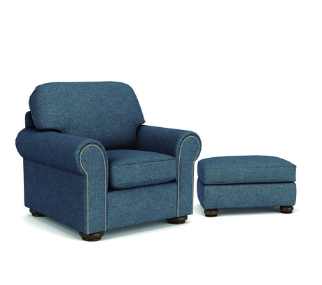 Preston Fabric Chair With Nailhead Trim | Flexsteel