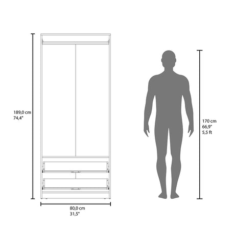 Trappe Armoire, Bedroom, Black - sold by Home Elegance USA