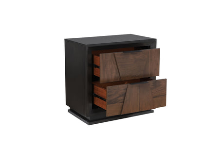 Houston Traditional Style King 4 Piece Bedroom Set in Walnut - sold by Home Elegance USA