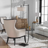 Lamine Floor Lamp Dark Bronze - Bronze / Beige by Uttermost - View 2