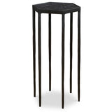 Aviary Hexagonal Accent Table - Black by Uttermost - View 3
