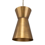 Crocker 1 Light Mini Pendant Brass - Gold by Uttermost - View 6