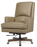 Wright Executive Swivel Tilt Chair - Beige / Dark Brown by Hooker Furniture - View 3