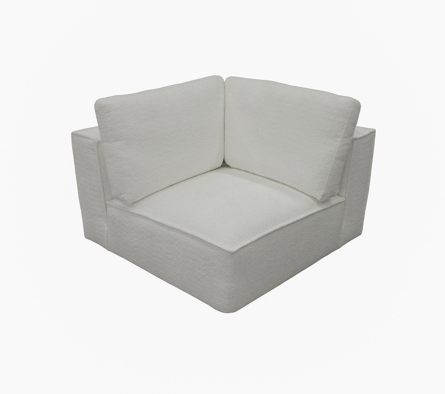 Divani Casa Lulu - Modern White Fabric Modular Sectional Sofa | VIG | Home Elegance USA