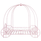 Twin Canopy Bed - Massi Metal Twin Canopy Bed Powder Pink