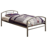 Baines Metal Twin Open Frame Bed Silver | Coaster - 400159T - Home Elegance USA - 1