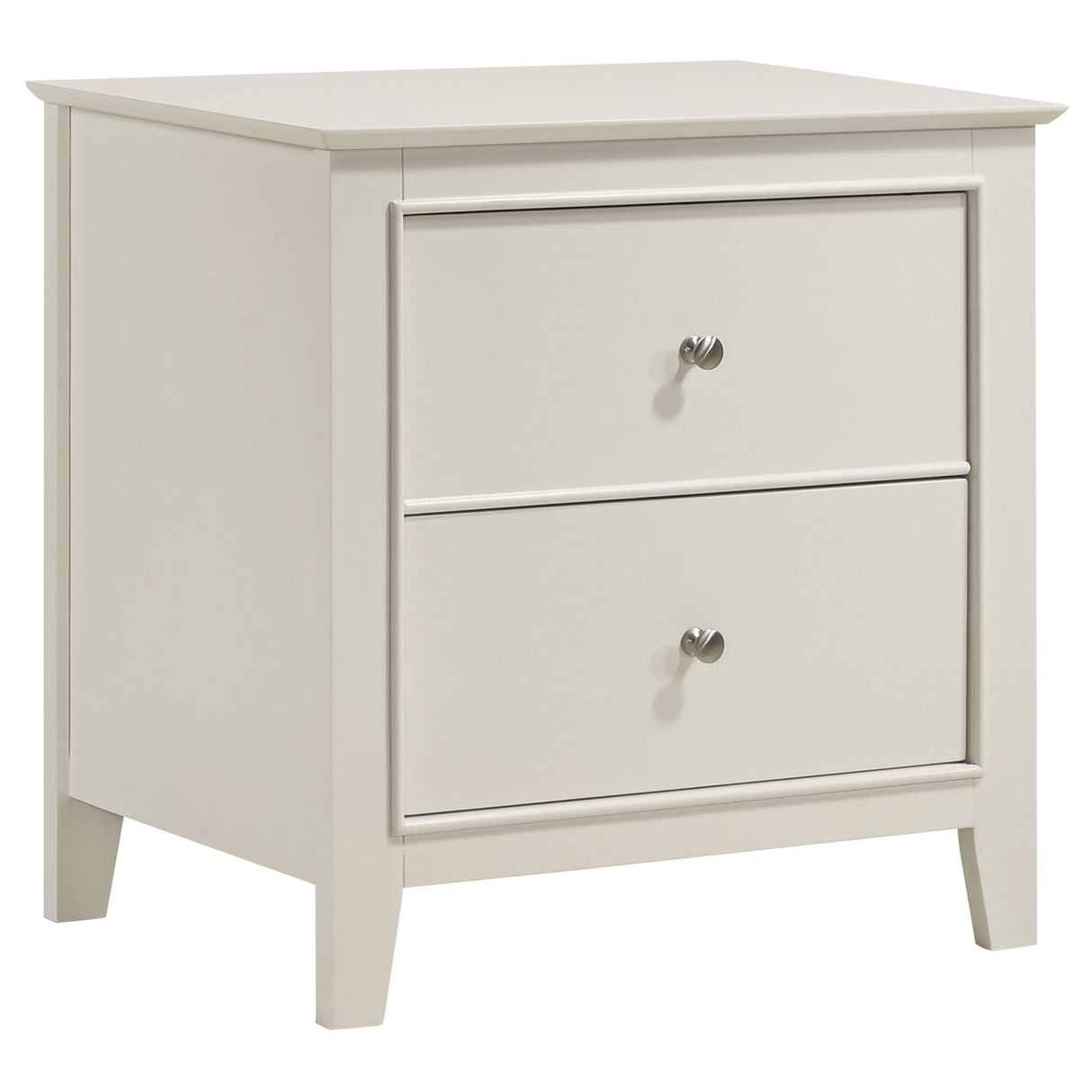 Nightstand - Selena 2-drawer Nightstand Cream White