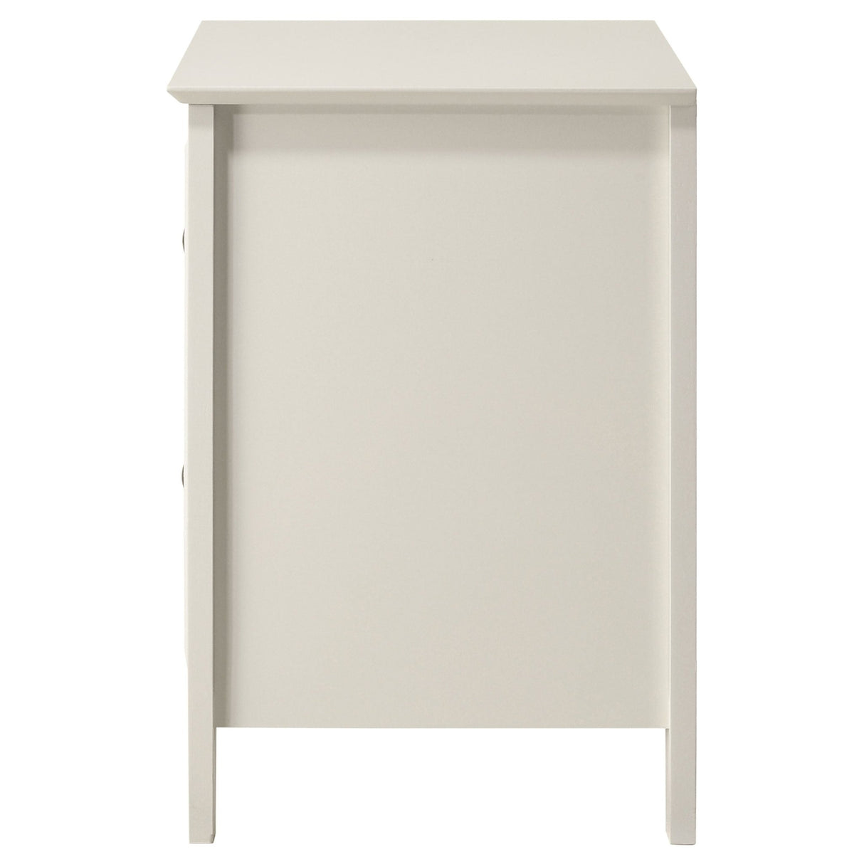 Nightstand - Selena 2-drawer Nightstand Cream White