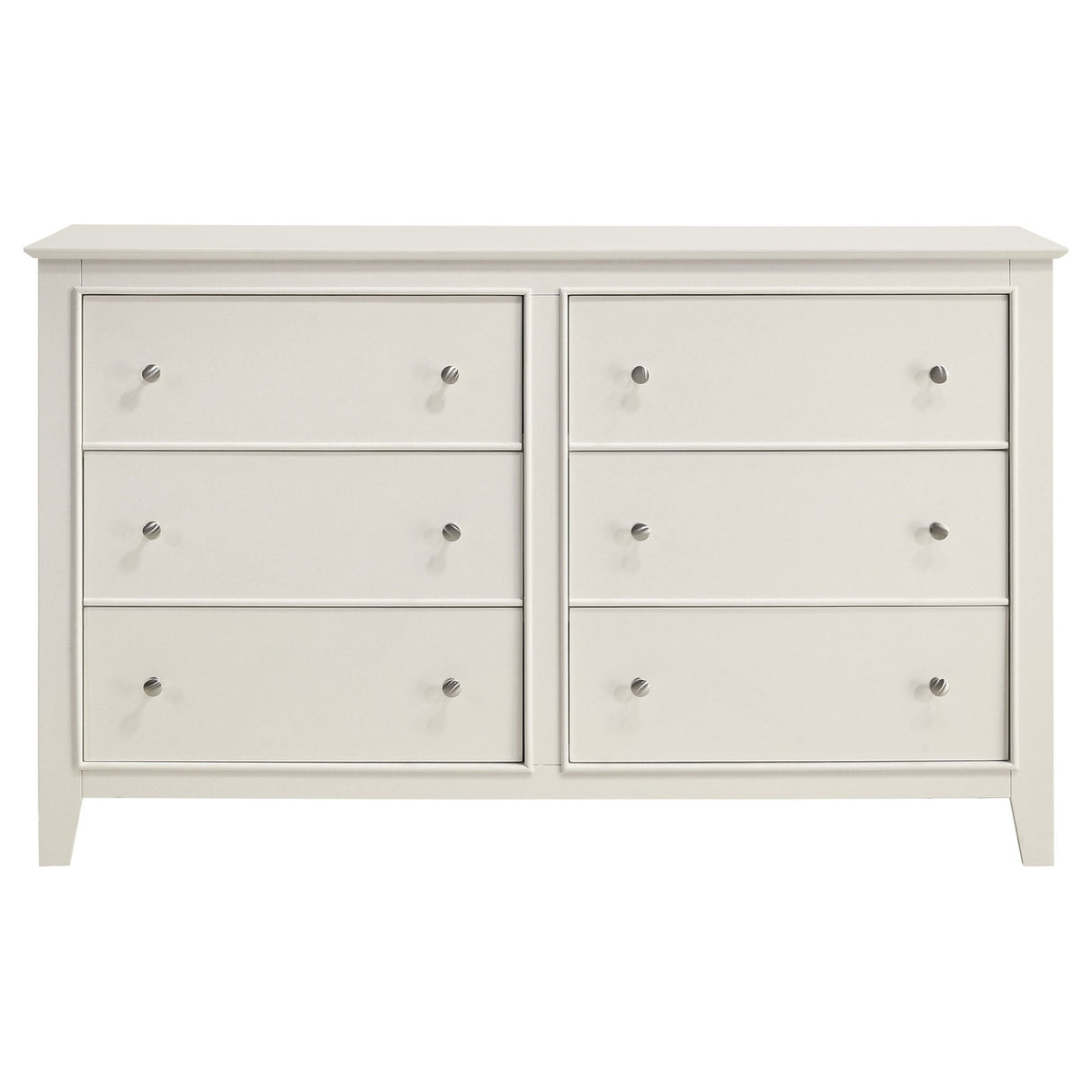 Dresser - Selena 6-drawer Dresser Cream White