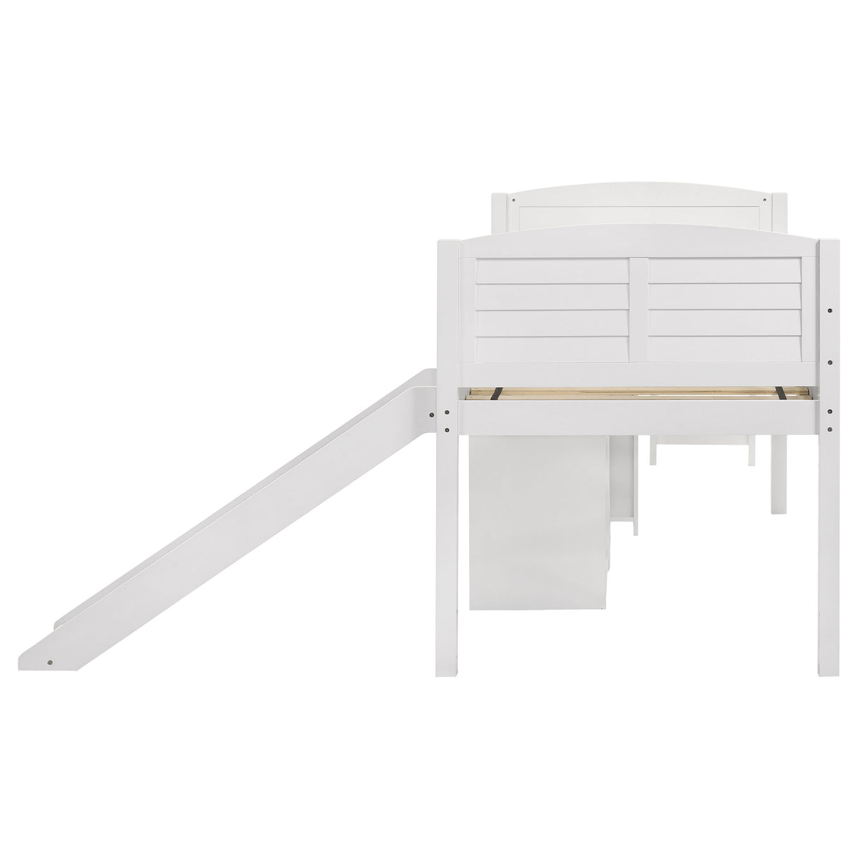 Twin Workstation Loft Bed - Millie Twin Workstation Loft Bed White