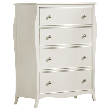 Chest - Dominique 4-drawer Chest Cream White