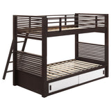 Twin / Twin Bunk Bed - Oliver Twin Over Twin Bunk Bed Java