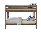 Twin / Twin Bunk Bed - Wrangle Hill Twin Over Twin Bunk Bed Gun Smoke