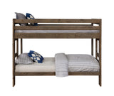 Twin / Twin Bunk Bed - Wrangle Hill Twin Over Twin Bunk Bed Gun Smoke