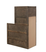 Stairway Chest - Wrangle Hill 4-drawer Stairway Chest Gun Smoke