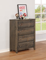 Chest - Wrangle Hill 4-drawer Chest Gun Smoke