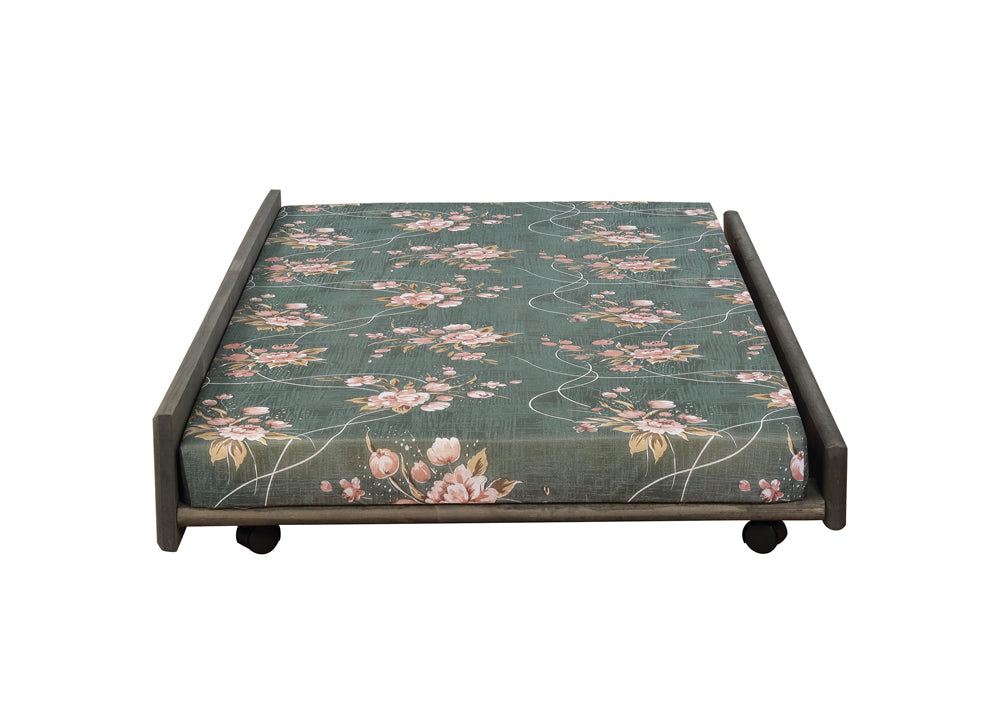 Trundle W/ Bunkie Mattress - Wrangle Hill Trundle with Bunkie Mattress Gun Smoke