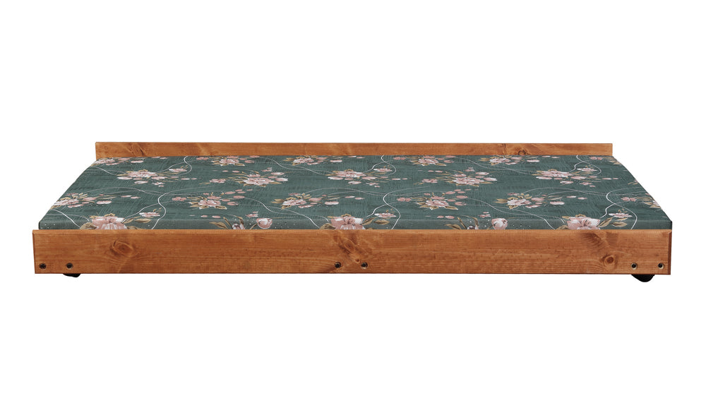 Trundle W/ Bunkie Mattress - Wrangle Hill Trundle with Bunkie Mattress Amber Wash