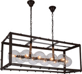 Acme - Okee Ceiling Lamp 40090 Antique Coffee Finish