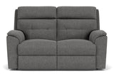 Mason Transitional Fabric Reclining Loveseat | Flexsteel