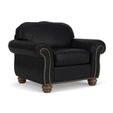 Bexley Leather Chair, Nailhead Trim | Flexsteel