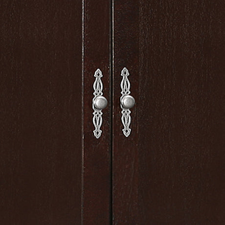Elegant Cappuccino Storage Armoire - sold by Home Elegance USA