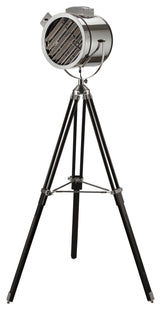 Acme - Cinema Floor Lamp 40210 Black & Chrome Finish