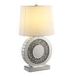 Acme - Noralie Table Lamp 40221 Mirrored & Faux Diamonds