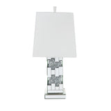 Acme - Noralie Table Lamp 40222 Mirrored & Faux Diamonds