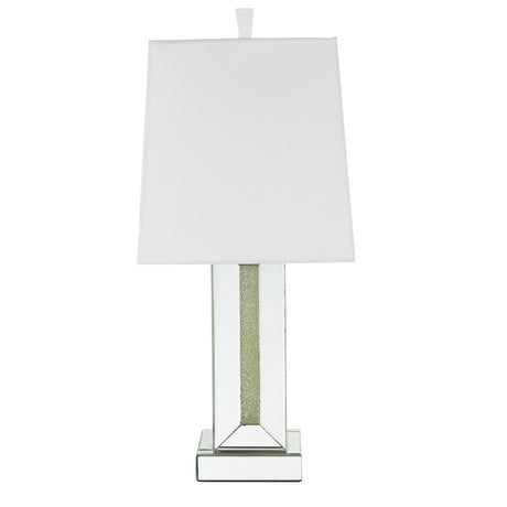 Acme - Noralie Table Lamp 40223 Mirrored & Faux Stones