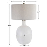 Whiteout Mottled Glass Table Lamp by Uttermost - View 11