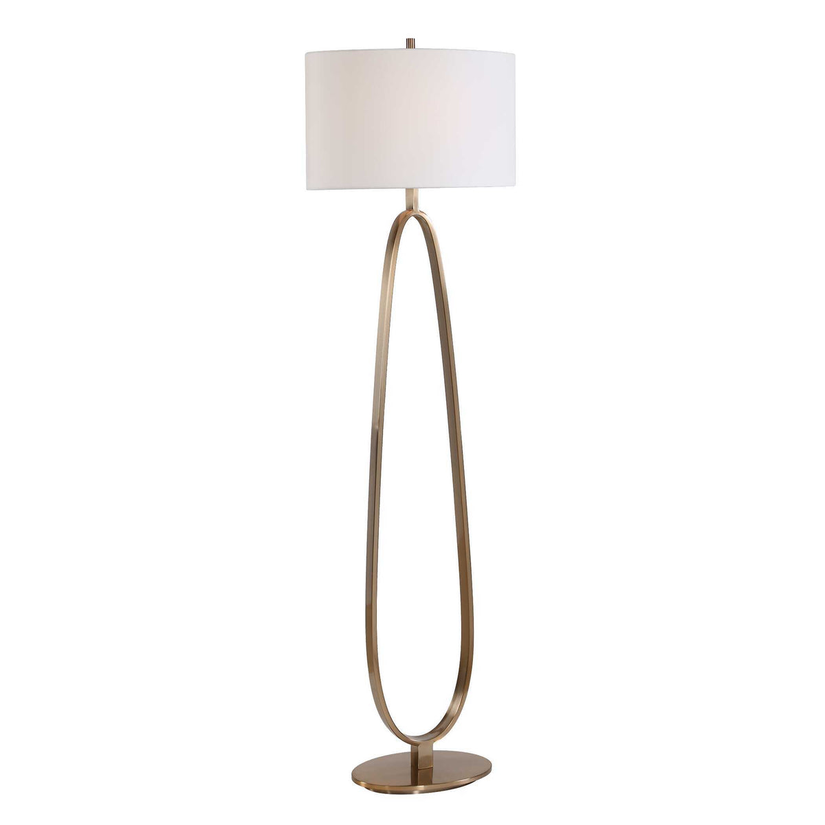 Tordin Geometric Floor Lamp - Gold by Uttermost - View 6