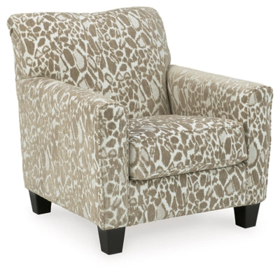 Ashley Putty Dovemont Accent Chair - Chenille