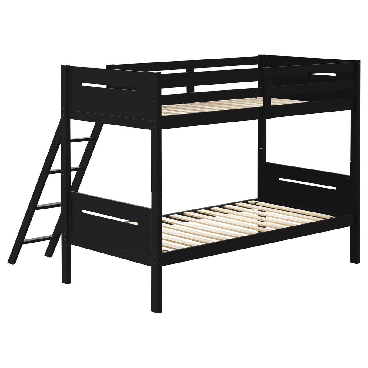 Twin / Twin Bunk Bed - Littleton Twin Over Twin Bunk Bed Black