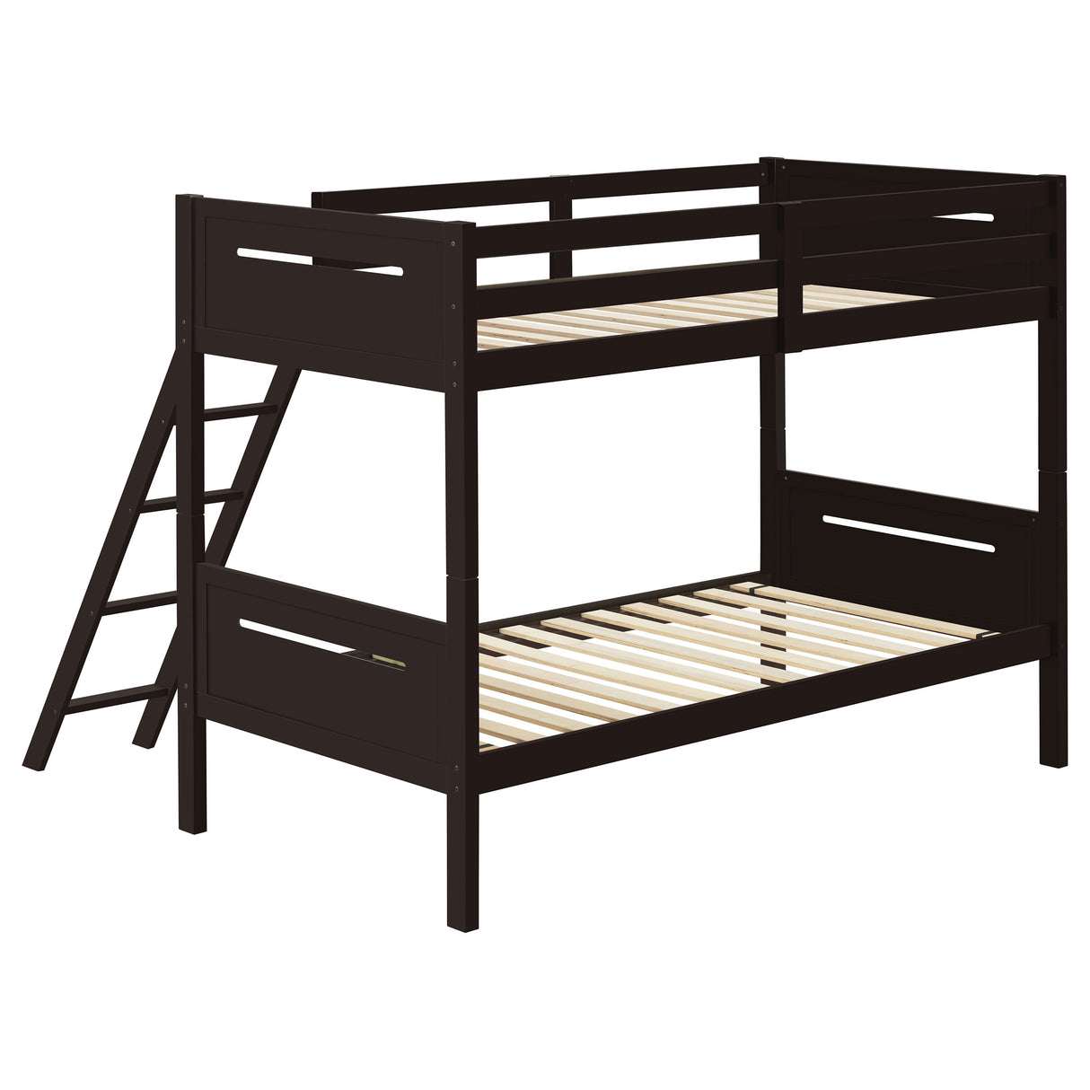 Twin / Twin Bunk Bed - Littleton Twin Over Twin Bunk Bed Espresso