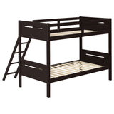 Twin / Twin Bunk Bed - Littleton Twin Over Twin Bunk Bed Espresso