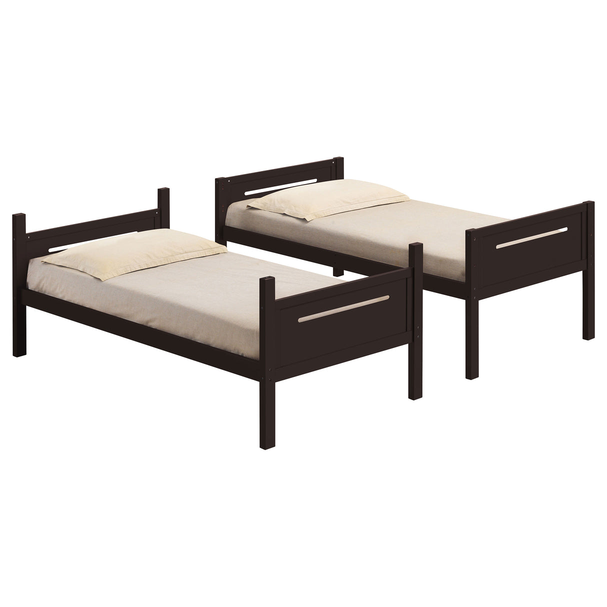 Twin / Twin Bunk Bed - Littleton Twin Over Twin Bunk Bed Espresso