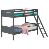 Twin / Twin Bunk Bed - Littleton Twin Over Twin Bunk Bed Grey