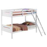 Twin / Twin Bunk Bed - Littleton Twin Over Twin Bunk Bed White
