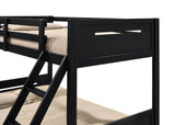 Twin / Full Bunk Bed - Littleton Twin Over Full Bunk Bed Black