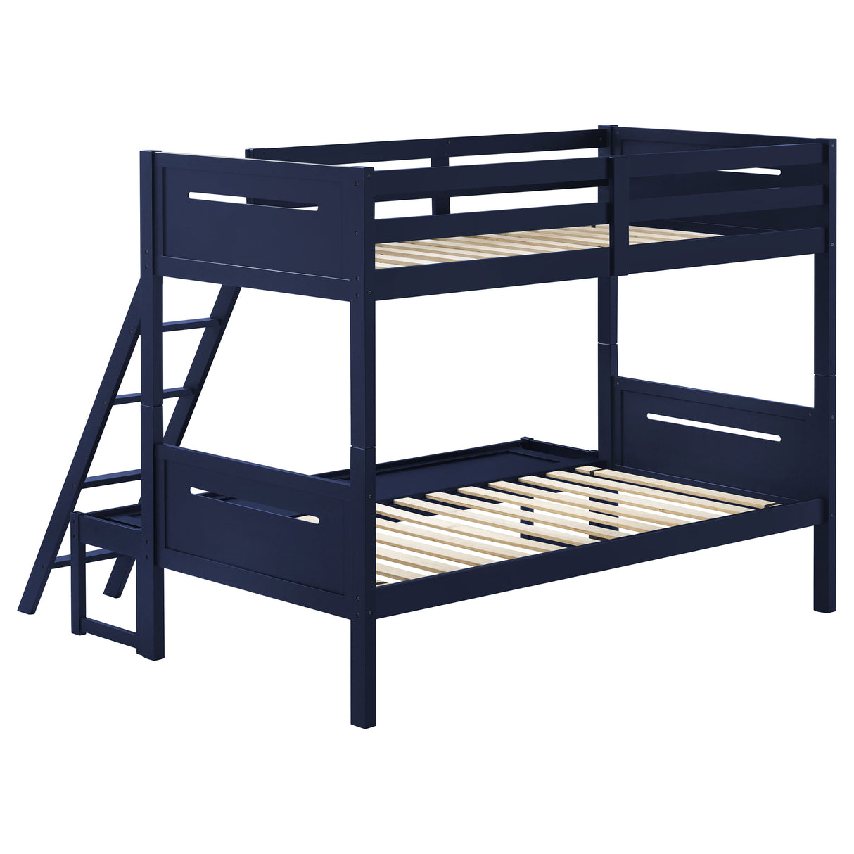 Twin / Full Bunk Bed - Littleton Twin Over Full Bunk Bed Blue