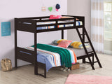 Twin / Full Bunk Bed - Littleton Twin Over Full Bunk Bed Espresso