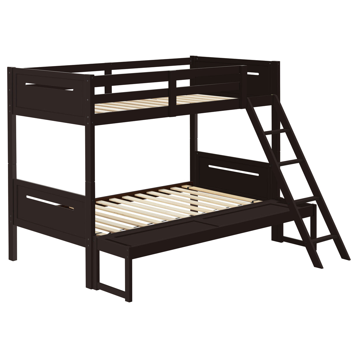 Twin / Full Bunk Bed - Littleton Twin Over Full Bunk Bed Espresso