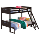 Twin / Full Bunk Bed - Littleton Twin Over Full Bunk Bed Espresso