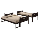 Twin / Full Bunk Bed - Littleton Twin Over Full Bunk Bed Espresso