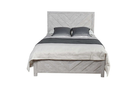 DENVER Queen 4PC Modern Style Storage Bedroom Set Made with Wood in Natural (NJ INVENTORY) - sold by Home Elegance USA