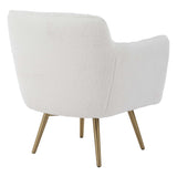 Oasis White Swivel Chair by Uttermost - View 6