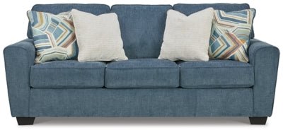 Ashley Blue Cashton Queen Sofa Sleeper - Chenille | Home Elegance USA