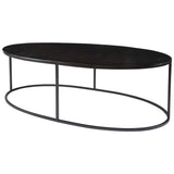 Coreene Oval Coffee Table - Black by Uttermost - View 3