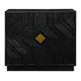 Faulkner 3 Drawer Modern Chest - Black by Uttermost - View 1